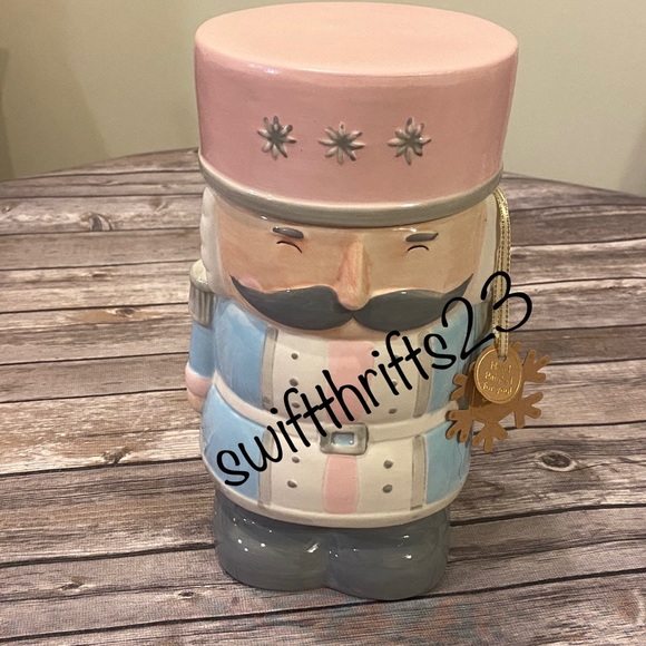 Holly & Joy Kitchen Hand Painted Nutcracker Cookie Jar Poshmark